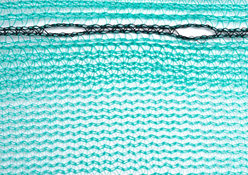 Scaffold net in green, detail picture, 50 g/sq.m.