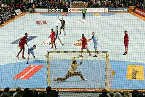 Goal net made of polypropylene