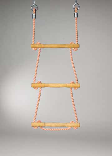 HUCK Rope ladder with acacia wood rungs - Made in Germany - Huck